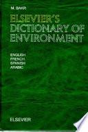 libro Elsevier S Dictionary Of Environment